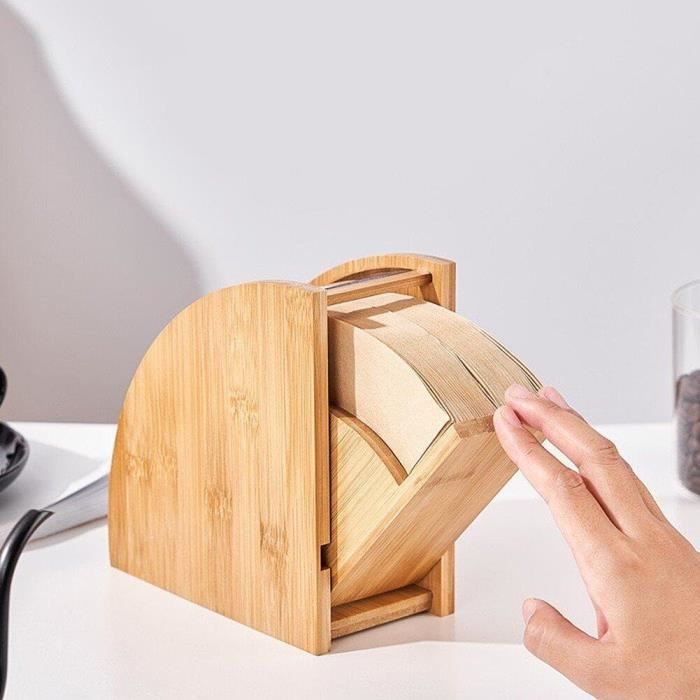 Porte-filtre à Café En Inox – Support Conique Pour Papiers Filtres, Rangement Pratique Comptoir