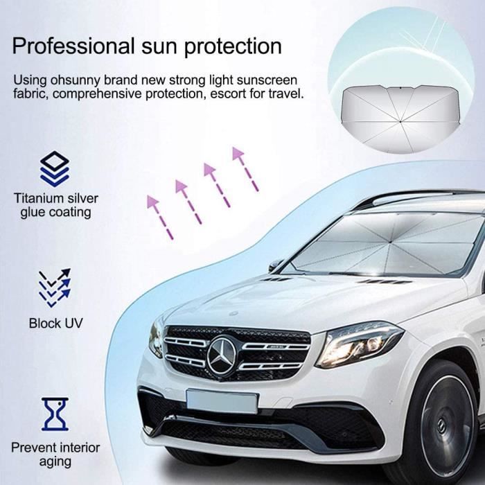 Pare-soleil,Couverture de Parasol de pare-brise de voiture,réflecteur anti- uv,accessoires Auto pour - Type For DS3 - Cdiscount Auto