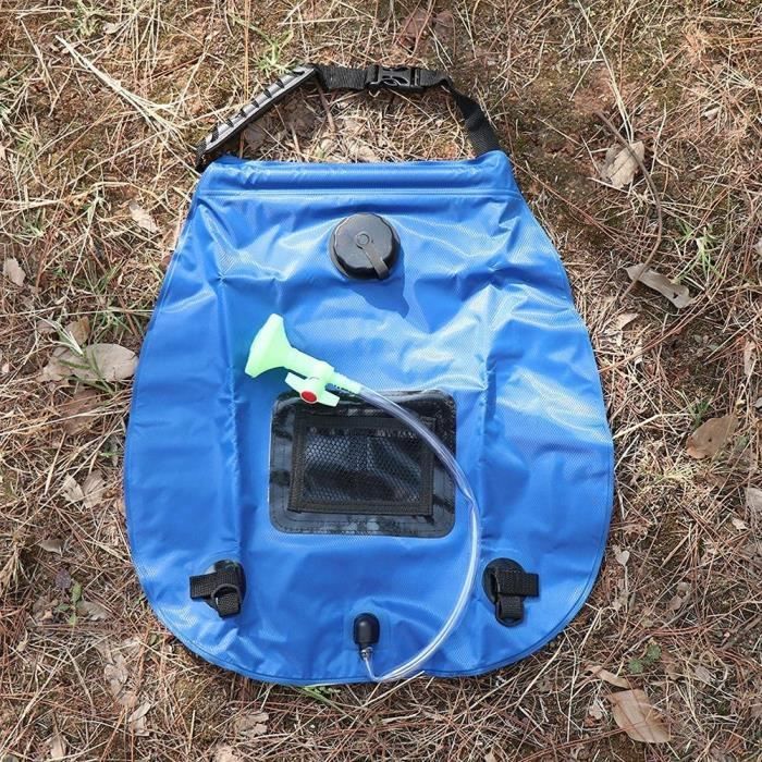 20L extérieur solaire sac d'eau camping randonnée douche sac de stockage  d'eau portable pliant mountaineering bain bag