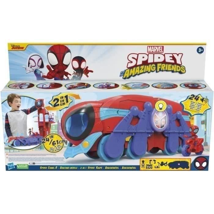 Spidey et ses Amis Extraordinaires, quartier général Arachno-mobile 2 en 1  deluxe, jouet préscolaire, dès 3 ans - Cdiscount Jeux - Jouets