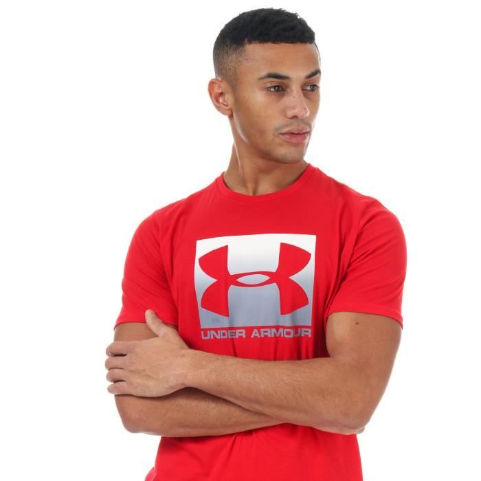 Tee shirt Fitness Homme Under Armour BOXED SPORTSTYLE Manches