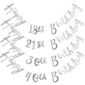 1 5m Joyeux Anniversaire Banniere Decoration Fete Anniversaire Accrocher Mur En Papier Argent 70ans Fe Achat Vente Deco De Fete Murale Cdiscount