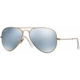 ray ban aviator argent