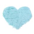 40x50cm tapis de sol en forme de coeur doux pour le salon chambre d'enfants (bleu clair)   SET ACCESSOIRES SALLE DE BAIN-0