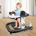 JEOBEST Trotteur avec ensemble de jeu et tapis de sol - Marchette Aide à la marche robuste avec Hauteur Réglable - Déambulateur