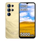 OUKITEL C2 Téléphone Portable - 16Go (4+12) RAM /64Go ROM - 6.52” - 5000mAh - 13MP - Android 14 Smartphone - GPS Double SIM 4G - Or
