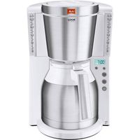 Cafetière - MELITTA - Look IV Therm Timer 1011-15 - Programmable - AromaSelector - Verseuse isotherme - Blanc