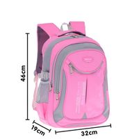 Collège sac à dos sac de camping cartable école primaire enfants garçons et filles 6-12 ans étanche-rose