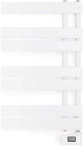 SÈCHE-SERVIETTE ÉLECT SECHE-SERVIETTE ELECTRIQUE-Blanc Blanc / Warm Towel Modern/Porte-Serviettes électrique Blanc / 80x50 cm / 2 en 1, 6 Modes de