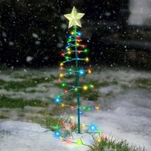 GUIRLANDE D'EXTÉRIEUR Sapin de Noel Artificiel Solaire Decoration Noel E