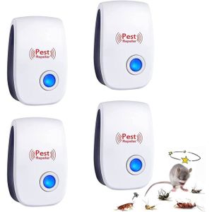 Ultrason Silencieux Nuit Répulsif Ultrason Anti-rongeurs - 6 Appareils - 3 Modes - Souris, Rats, Insectes Anti Rongeurs 3 Modes 9-67khz Ultrason Silencieux Nuit Répulsif Ultrason Anti-rongeurs - 6 Appareils - 3 Modes - Souris, Rats, Insectes Anti Rongeurs 3 Modes 9-67khz