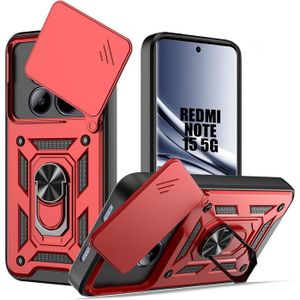 Coque Avec Anneau Magnétique Rotatif Et Cache Caméra Pour Xiaomi Redmi 15 5G - Bleu Nuit - Mayaxess