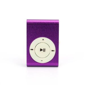 LECTEUR MP3 Clip Pour Lecteur Mp3 Mini Lecteur Mp3 Usb2.0 3,5 