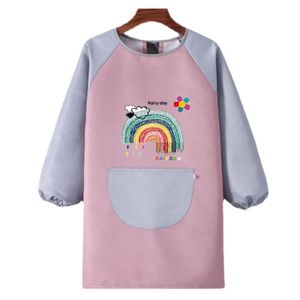 Tablier à manches longues Vert pour l'anniversaire de votre enfant Tablier à manches longues Vert pour l'anniversaire de votre enfant