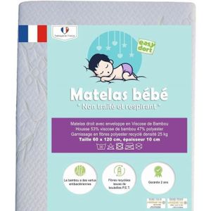Couffin ovale en mousse pour landau entièrement respirant et matelassé 