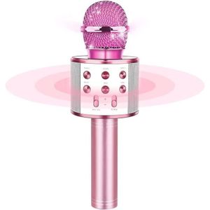 Micro Karaoké, Microphone sans Fil Bluetooth pour Enfants Chanter Jouet  Fille 3 4 5 6 7 8 9 10 12 Ans Micro Cadeau Enfant 3-14 Ans - Cdiscount  Informatique