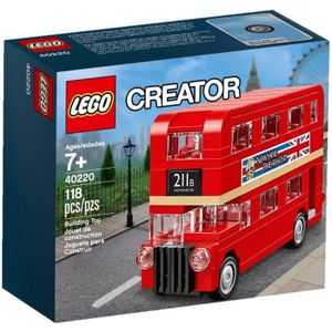 ASSEMBLAGE CONSTRUCTION Jeu de construction LEGO Creator Double Decker London Bus - LEGO 40220 - 168 pièces - Rouge