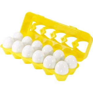 COFFRE À JOUETS Drfeify Jouets pour tout-petits œufs assortis Oeufs assortis, jouets pour tout-petits, reconnaissance puericulture coffre jaune