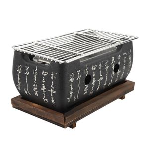 BARBECUE Fdit four à charbon alimentaire Four rectangulaire, Cuisine japonaise, Poêle à charbon, Poêle à alcool barbecue japonais