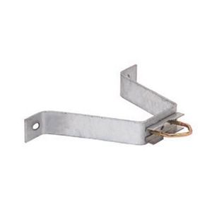 Set De 2 Supports Muraux Pour Mât Antenne - 34 Cm, Acier Galvanisé 5 Mm, Compatible Mâts Jusqu'à 60 Mm