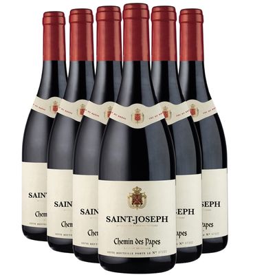 Chemin des Papes Saint-Joseph 2023 - Vin Rouge de la Vallée du Rhône (6x75cl).