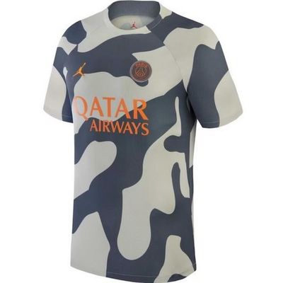 Maillot PSG Authentic Third Homme Nike Jordan 2019/2020 - Coupe ajustée -  Col en V - Orange Orange - Cdiscount Sport