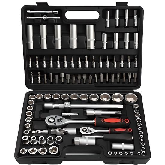 Coffret à douilles 13 pièces chrome-vanadium | Bricomarché