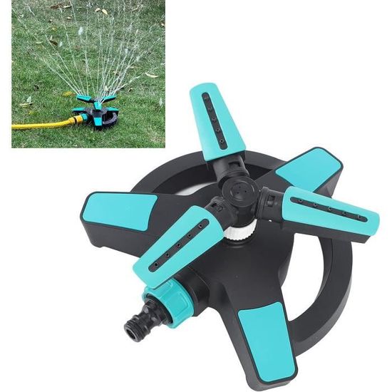 Arroseur Rotatif Toi Toys - Jet D'eau Tournant, Facile à Monter Sur Tuyau, Pour Jardin Et Rafraîchissement