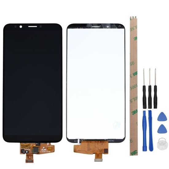 Kit écran Complet Pour Huawei Y7 2018 - LCD + Vitre Tactile + Cadre Blanc + Outils De Réparation - Neuf