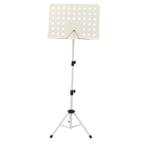 Pupitre De Partition Pliable PARENCE En Aluminium - Hauteur Réglable 70-132cm, Avec Housse De Transport