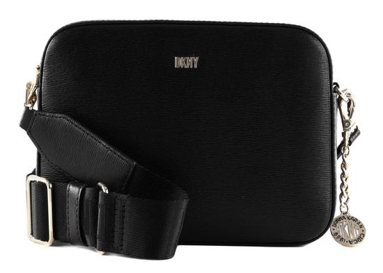 DKNY Sac à épaule bandoulière noir gris pour femme - Lexi Double Demi