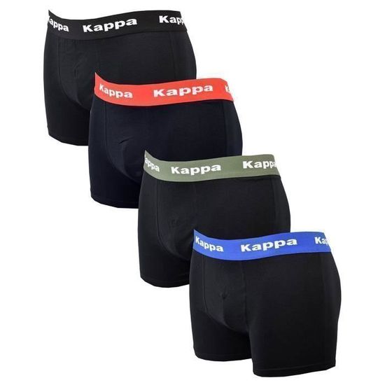 Kappa Set 6 Boxer Uomo In Multicolore, 95% Cotone E 5% Elastan, Morbidi E Comodi - 3