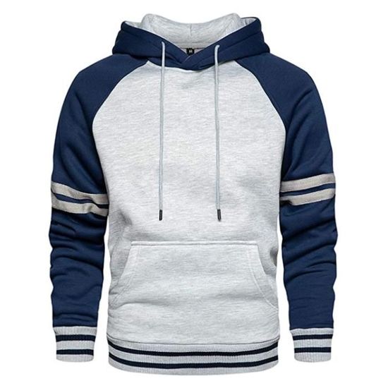 Sandro Sweat Molletonné Rose Capuche Poches Taille L Homme