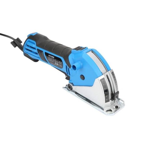 Mini Scie Circulaire Sans Fil 21V – Moteur Brushless 1600W – 6 Lames (Bois, Métal, Carrelage) – 2 Batteries 3.0 Ah - 6