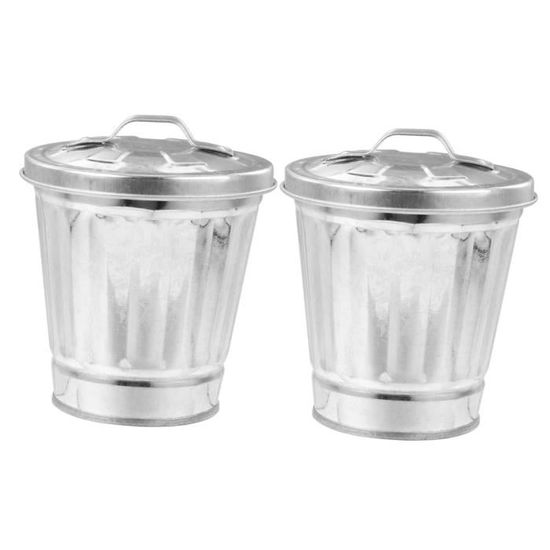 Lot De 2 Mini Poubelles Voiture Avec Couvercle – Anti-Fuite, Crochets Solides + 150 Sacs, Idéale Pour Voiture, Bureau, Maison