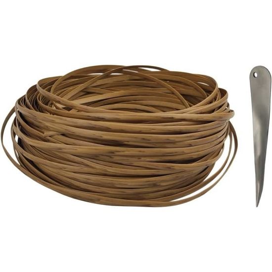 Rotin Artificiel En Plastique Tissé - Noyau Pour Artisanat, Réparation De Chaise Ou Canne - Lot 50m Ou 100m