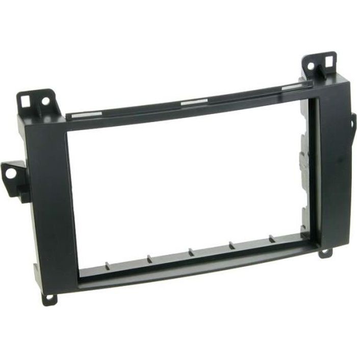 Adaptateur de façade 2-DIN Mercedes A/B class/Viano/Vito noir