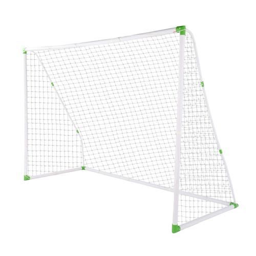 But de foot portable 3 x 2 m en tuyaux PVC et filet PE, pour plage de parc de jardin, blanc