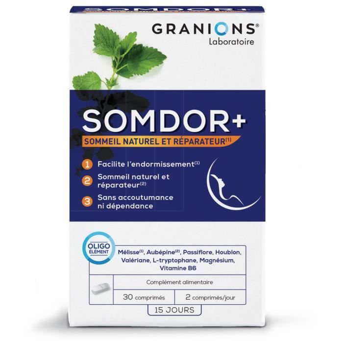 GRANIONS® SOMDOR+ (BTE 30 COMPRIMÉS)
