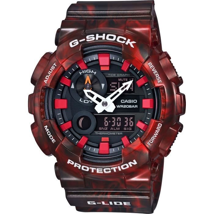 Montre Homme Casio G-Shock GAX-100MB-4AER Rouge