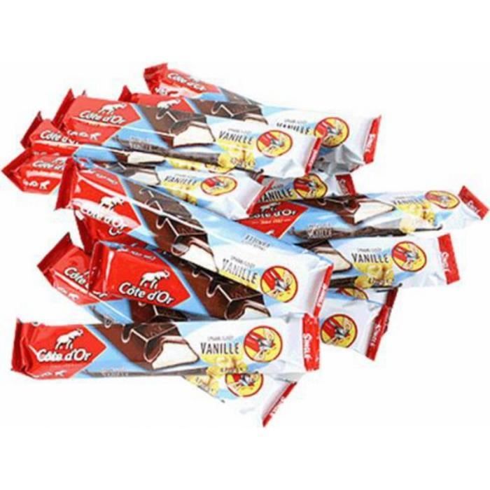 Barre Chocolat Côte d’Or Crème Vanille (Lot économique de 16 pièces)