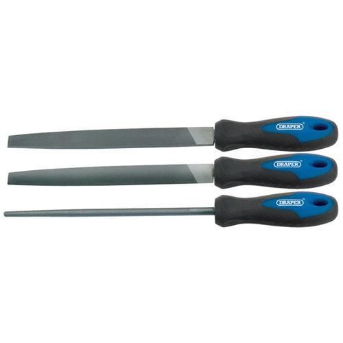 DRAPER JEU DE 3 LIMES 200mm