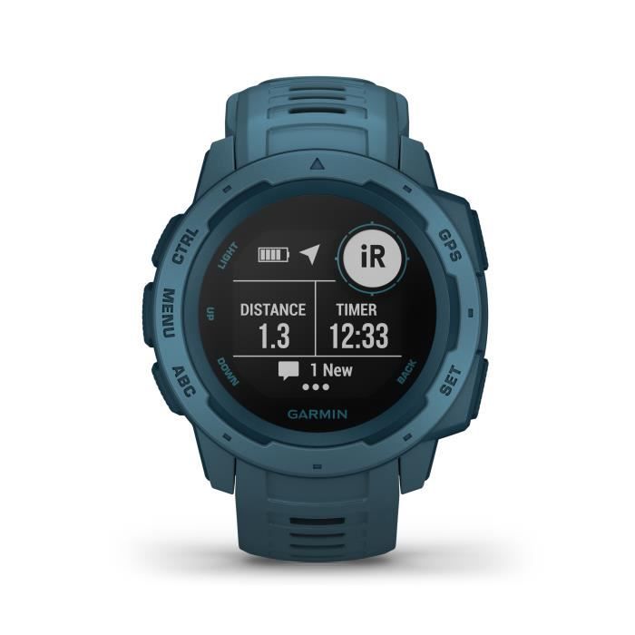 Garmin Instinct®- Montre GPS robuste - Bleu lac