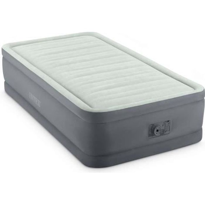 Matelas gonflable Prem'Aire I Fiber Tech 1 place - Intex