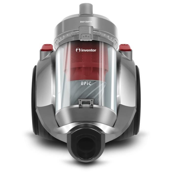 EP-MC78, Aspirateur Traîneau sans Sac, Compact- Léger 3.0L, 850W, Gris, Polycyclonique, 5 Accessoires