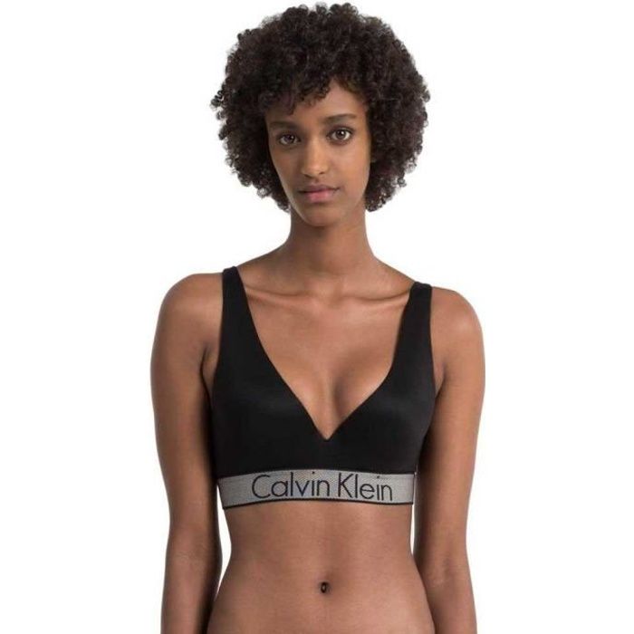 Vêtements femme Vêtements Intérieurs Calvin Klein Customized Stretch Plunge Push Up SOUTIEN-GORGE Cup D