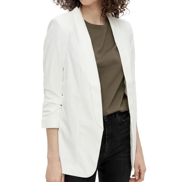 Blazer Blanc Femme Pieces Boss