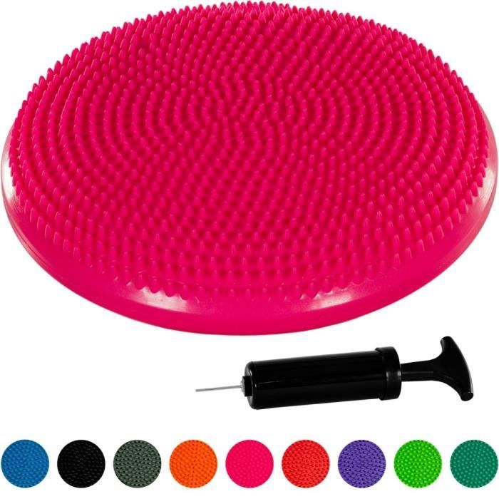 MOVIT Coussin d'équilibre et d'assise gonflable 33 cm, Rose