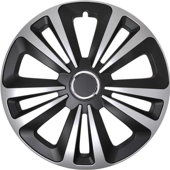 ProPlus hubcap Terra 14 pouces ABS noir / argent pièce
