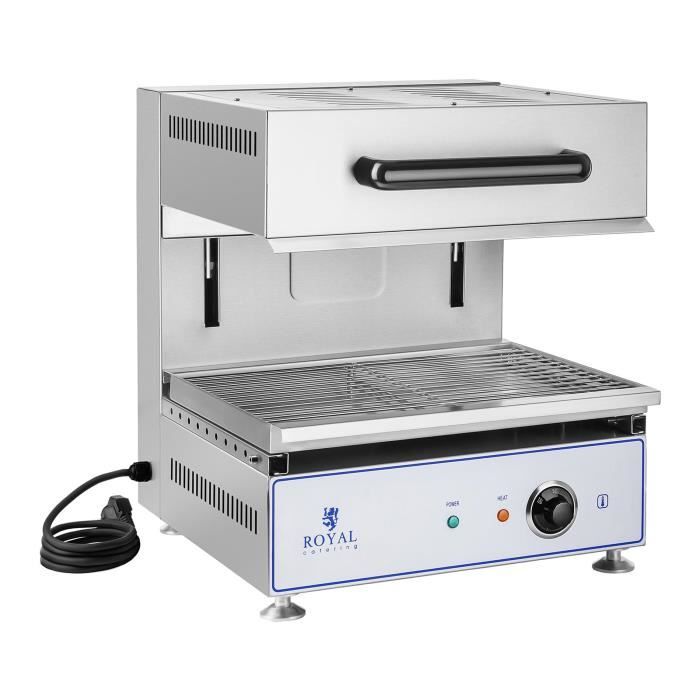 salamandre toaster four inox gratineur toasteur hauteur réglable 2800 w 230 v